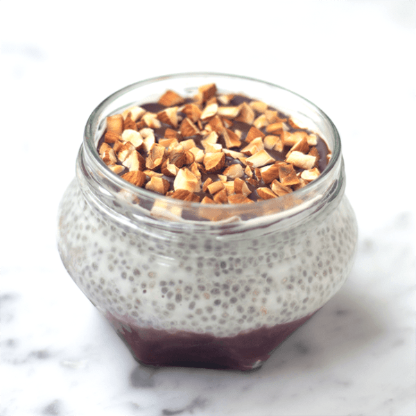 PUDDING DE CHIA BERRY ALMENDRA